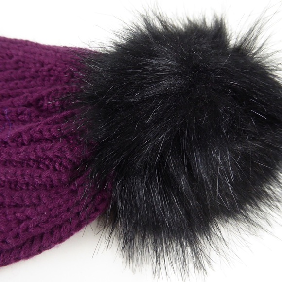 Vince Camuto Cable Knit PomPom Beanie Hat Bundle - Picture 14 of 15